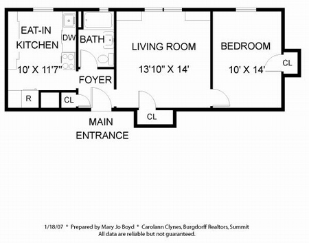 NJ Condo Floor Plan