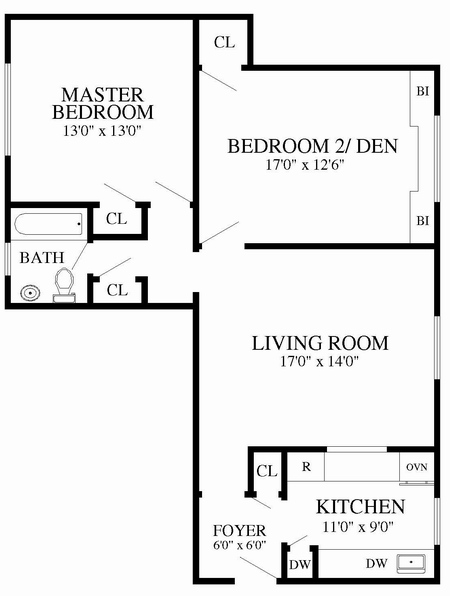 NJ Condo Floor Plan